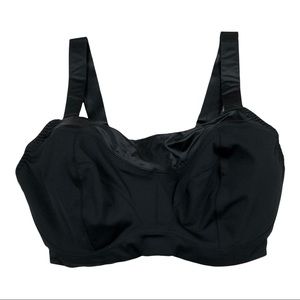 BROOKS Women's Embody High Impact Sports Bra 32G NWT Workout Supportive Black